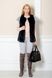 photo Budget black rabbit vest in the women's furs clothing web store https://furstore.shop