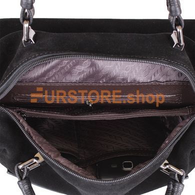 фотогорафия Сумка de esse TL37335-4YB Черная в магазине женской меховой одежды https://furstore.shop