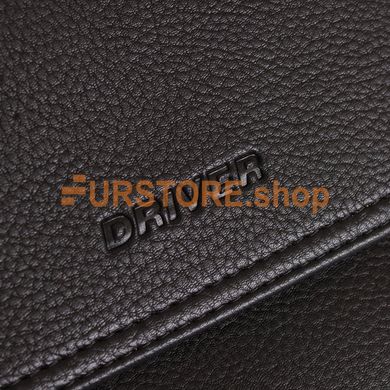 фотогорафия Портфель из искусственной кожи de esse DR19018-A235 Черный в магазине женской меховой одежды https://furstore.shop