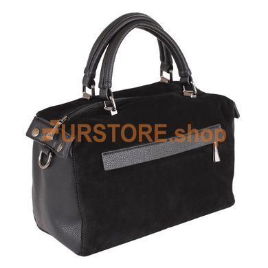 фотогорафия Сумка de esse TL37335-4YB Черная в магазине женской меховой одежды https://furstore.shop