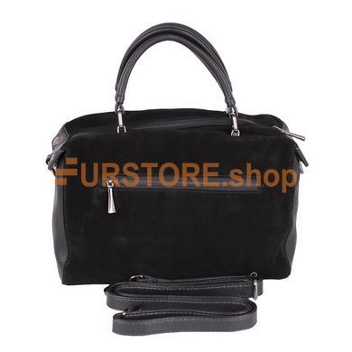 фотогорафия Сумка de esse TL37335-4YB Черная в магазине женской меховой одежды https://furstore.shop