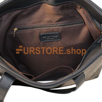 фотогорафия Сумка de esse C32316-1 Черная в магазине женской меховой одежды https://furstore.shop