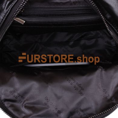 фотогорафия Сумка-рюкзак de esse D22302-1 Черная в магазине женской меховой одежды https://furstore.shop