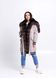 photo Stylish long fur parka with brown polar fox in the women's furs clothing web store https://furstore.shop