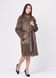 photo Women's fur coat from sheared nutria light brown CACAO in the women's furs clothing web store https://furstore.shop