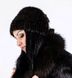 фото Черная меховая шапка из натурального меха стриженой нутрии в онлайн крамниці жіночого одягу https://furstore.shop