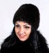 фото Черная меховая шапка из натурального меха стриженой нутрии в онлайн крамниці жіночого одягу https://furstore.shop