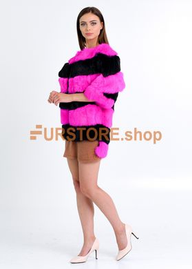 фотогорафия Яркий меховой бомбер для стильных девушек в магазине женской меховой одежды https://furstore.shop