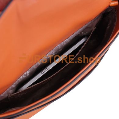 фотогорафия Сумка de esse L27720-91 Оранжевая в магазине женской меховой одежды https://furstore.shop