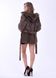 photo Short fur coat made of natural cocoa fur in the women's furs clothing web store https://furstore.shop