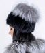 фото Меховая шапка из Норвежской чернобурки, натуральный мех в онлайн крамниці жіночого одягу https://furstore.shop