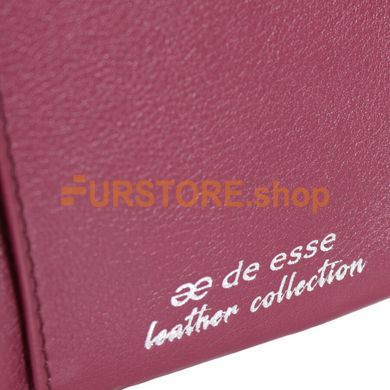 фотогорафия Кошелек de esse LC14240-MN11 Бордовый в магазине женской меховой одежды https://furstore.shop