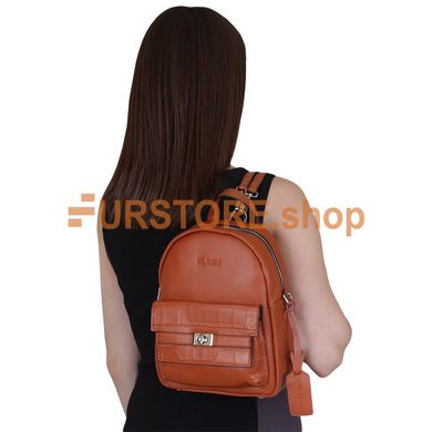фотогорафия Сумка-рюкзак de esse L27726-75 Рыжая в магазине женской меховой одежды https://furstore.shop