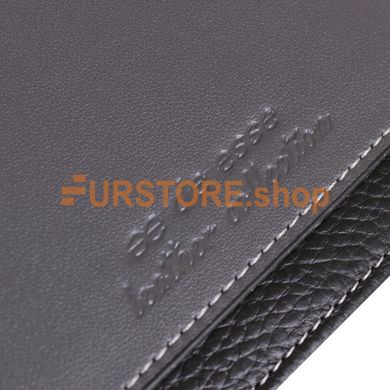 фотогорафия Кошелек de esse LC52002-4A Серый в магазине женской меховой одежды https://furstore.shop