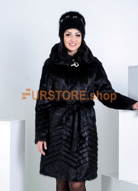 photographic Женская меховая шапка из песца in the women's fur clothing store https://furstore.shop