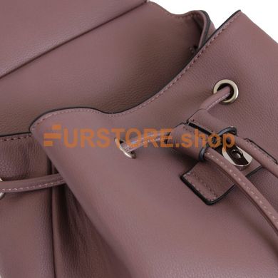 фотогорафия Сумка-рюкзак de esse DS23001-5067 Светло-бордовая в магазине женской меховой одежды https://furstore.shop