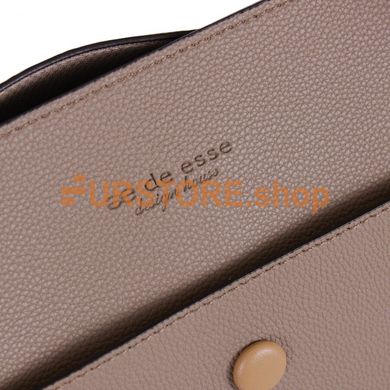 фотогорафия Сумка de esse DS55053-8001 Светло-коричневая в магазине женской меховой одежды https://furstore.shop