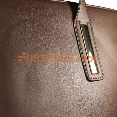 фотогорафия Сумка de esse C32850-2 Коричневая в магазине женской меховой одежды https://furstore.shop