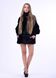 фото Жіночий кожушок чорного кольору з нутрії в онлайн крамниці жіночого одягу https://furstore.shop