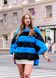 фото Смугастий хутряний кожушок - светр для модниць в онлайн крамниці жіночого одягу https://furstore.shop