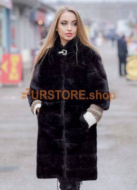 photographic Long mink coat, transformer 4 in 1 in the women's fur clothing store https://furstore.shop