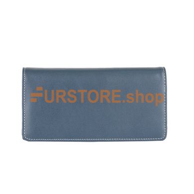 фотогорафия Кошелек de esse LC52001-3 Синий в магазине женской меховой одежды https://furstore.shop