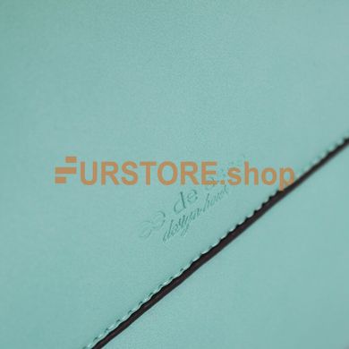фотогорафия Сумка de esse DS23572-38 Зеленая в магазине женской меховой одежды https://furstore.shop