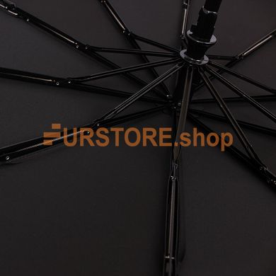 фотогорафия Зонт складной de esse 3131 автомат Черный в магазине женской меховой одежды https://furstore.shop