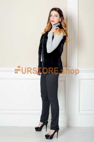 Rabbit fur vest from  -  - online web store of  women's fur clothes from Ukraine