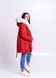 photo Parka with fur of white polar albino fox in the women's furs clothing web store https://furstore.shop