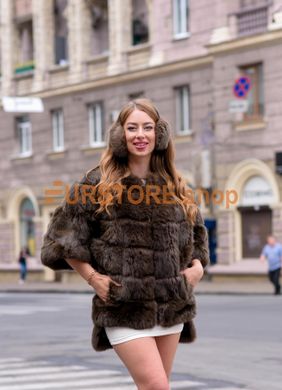 photographic Short fur coat - a fur bomber on a snake in the women's fur clothing store https://furstore.shop
