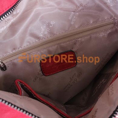 фотогорафия Сумка-рюкзак de esse DS56101-155 Красная в магазине женской меховой одежды https://furstore.shop