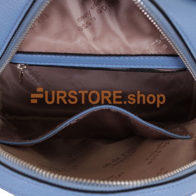 фотогорафия Сумка-рюкзак de esse DS23786-347 Голубая в магазине женской меховой одежды https://furstore.shop