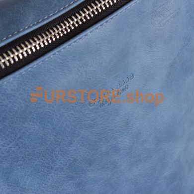 фотогорафия Сумка-рюкзак de esse DS56101-222 Голубая в магазине женской меховой одежды https://furstore.shop
