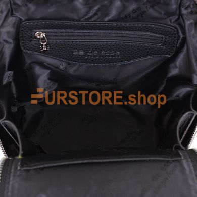 фотогорафия Сумка-рюкзак de esse DS23724-401 Черная в магазине женской меховой одежды https://furstore.shop