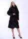 фото Довга коричнева шуба поперечка з нутрії, 110 см в онлайн крамниці жіночого одягу https://furstore.shop