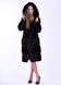 фото Довга коричнева шуба поперечка з нутрії, 110 см в онлайн крамниці жіночого одягу https://furstore.shop