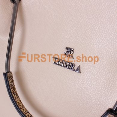 фотогорафия Сумка de esse T37923-905 Кремовая в магазине женской меховой одежды https://furstore.shop