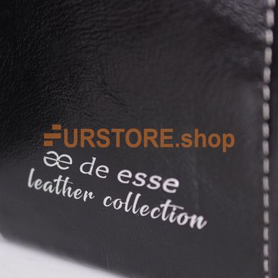 фотогорафия Кошелек de esse LC14189-YP01 Черный в магазине женской меховой одежды https://furstore.shop