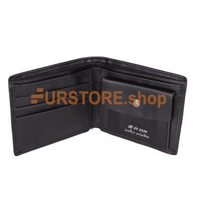 фотогорафия Портмоне de esse LC81225-1 Черное в магазине женской меховой одежды https://furstore.shop