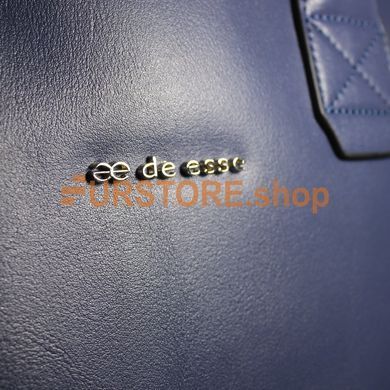 фотогорафия Сумка de esse L27912-74 Синяя в магазине женской меховой одежды https://furstore.shop