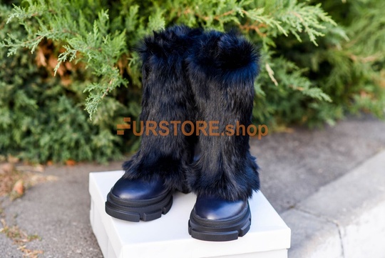 photographic Women's fur boots Medda, by FurStoreShop in the women's fur clothing store https://furstore.shop