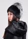 фото Стильная меховая шапка с шикарным обручем из чернобурки в интернет магазине магазине меха https://furstore.shop