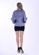 фото Коротка шуба з натурального хутра нутрії, колір сапфір в онлайн крамниці жіночого одягу https://furstore.shop