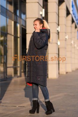 photographic  Women's down jacket winter blue in the women's fur clothing store https://furstore.shop