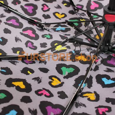 фотогорафия Зонт складной de esse 5301 механический Цветные сердца в магазине женской меховой одежды https://furstore.shop