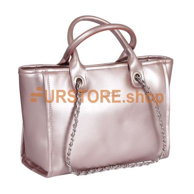 фотогорафия Сумка de esse L29228-9 Светло-розовая в магазине женской меховой одежды https://furstore.shop