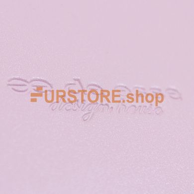 фотогорафия Сумка de esse DS23318-108 Розово-белая в магазине женской меховой одежды https://furstore.shop