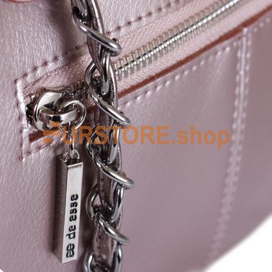 фотогорафия Сумка de esse L29228-9 Светло-розовая в магазине женской меховой одежды https://furstore.shop