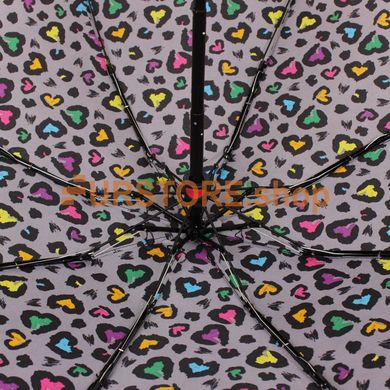 фотогорафия Зонт складной de esse 5301 механический Цветные сердца в магазине женской меховой одежды https://furstore.shop